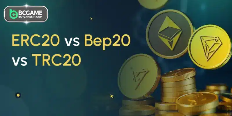 Distinguishing the standards of TRC20 vs ERC20 vs BEP20